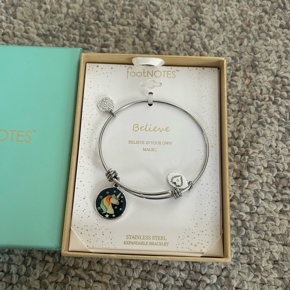 FootNOTES stainless steel bracelet unicorn - Picture 5 of 8